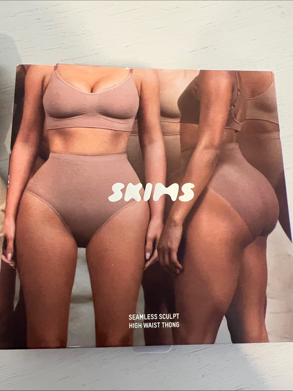 SKIMS Seamless Sculpt High Waist Thong - Beige